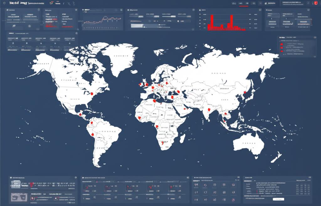 Présence mondiale Atropus — tableau de bord opérationnel